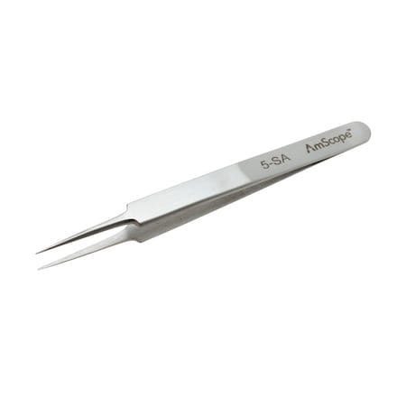 Amscope High Precision 4 1/4 in. Tapered Ultra Fine Point Tweezers TW-062